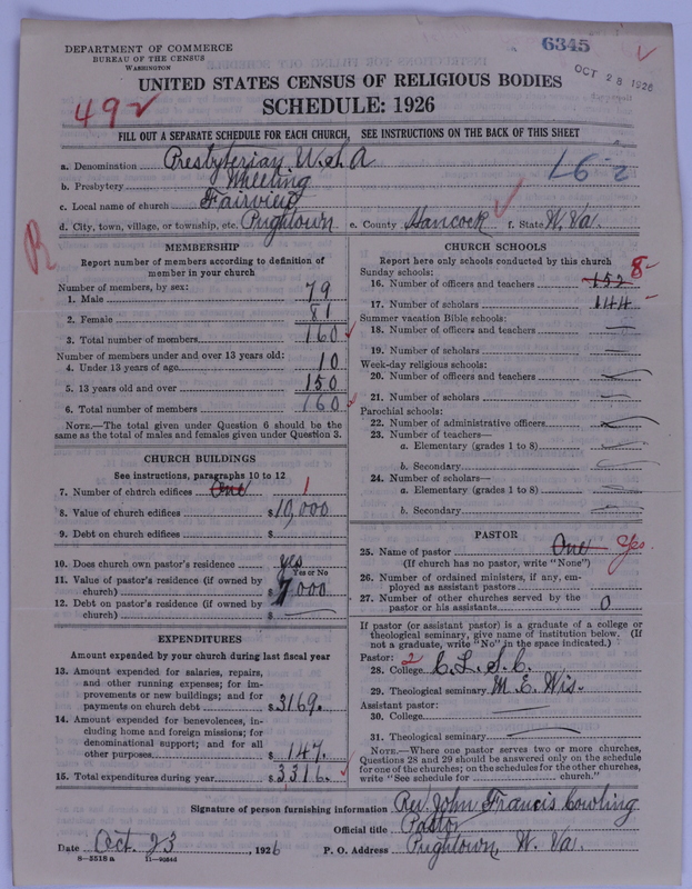 Scan of Presbyterian Church in the United States of America: 6345