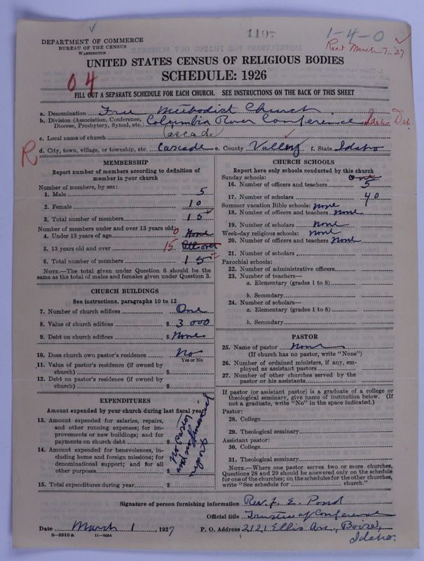 Scan of Free Methodist Church of North America: 1197