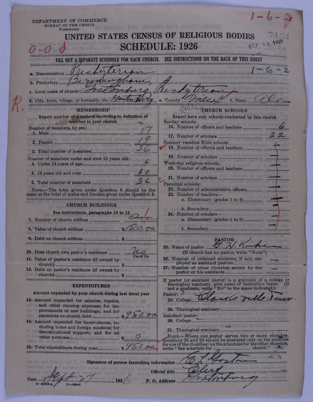 Scan of Presbyterian Church in the United States of America: 7134