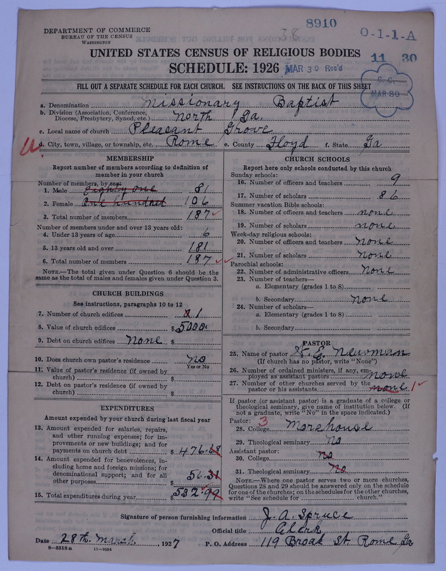 Scan of Negro Baptists: 8910