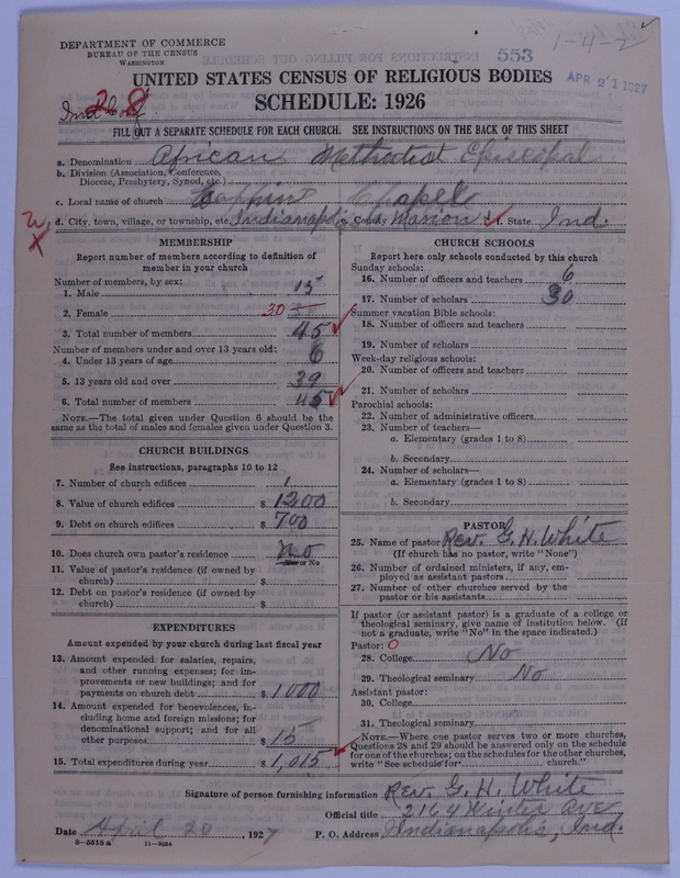 Scan of African Methodist Episcopal Church: 553