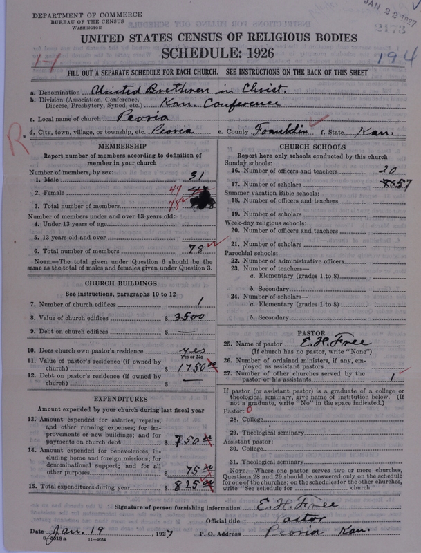 Scan of Church of the United Brethren in Christ: 2173