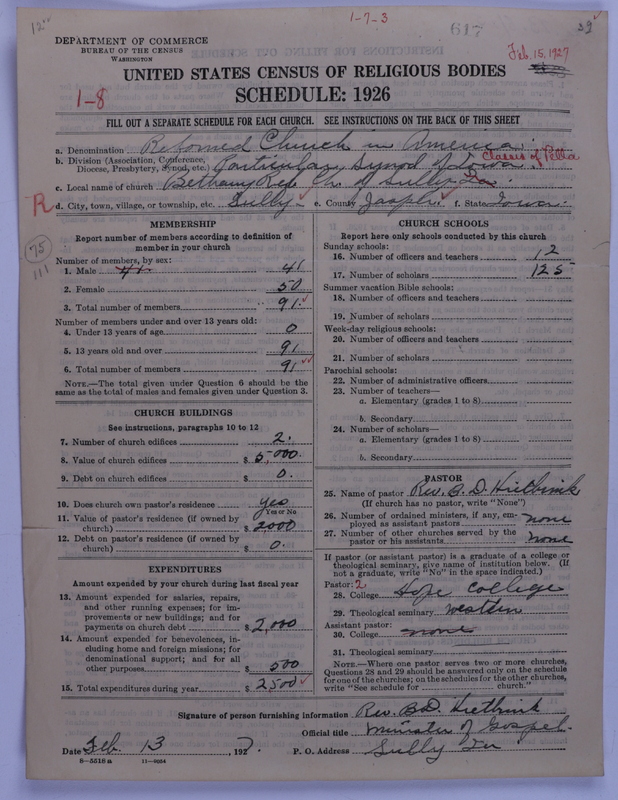 Scan of Reformed Church in America: 617