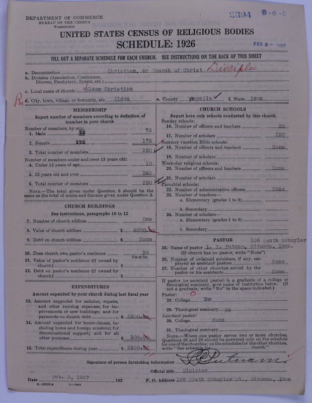 Scan of Disciples of Christ: 2394