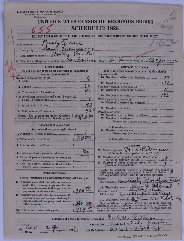 Scan of Presbyterian Church in the United States of America: 8808