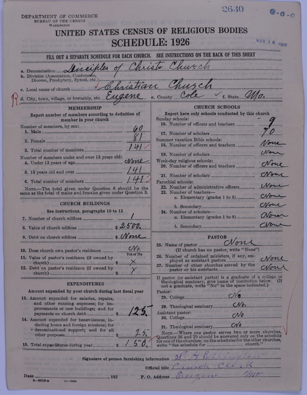 Scan of Disciples of Christ: 2630