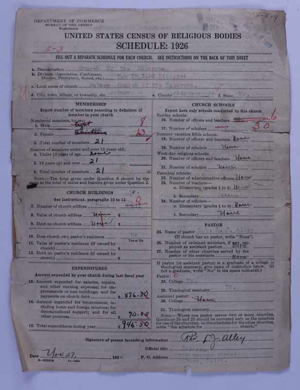 Scan of Church of the Nazarene: 1
