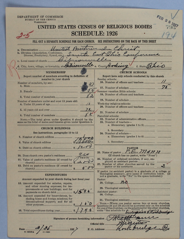 Scan of Church of the United Brethren in Christ: 793