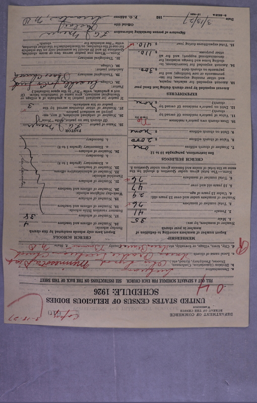 Scan of Synod of the Reformed Presbyterian Church of North America: 610
