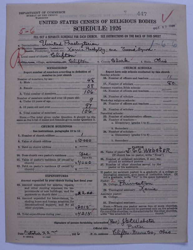 Scan of United Presbyterian Church of North America: 447