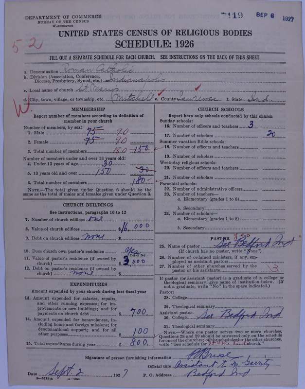 Scan of Roman Catholic Church: 7119