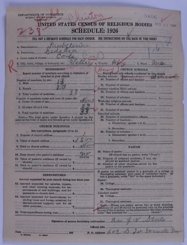 Scan of Presbyterian Church in the United States of America: 5166