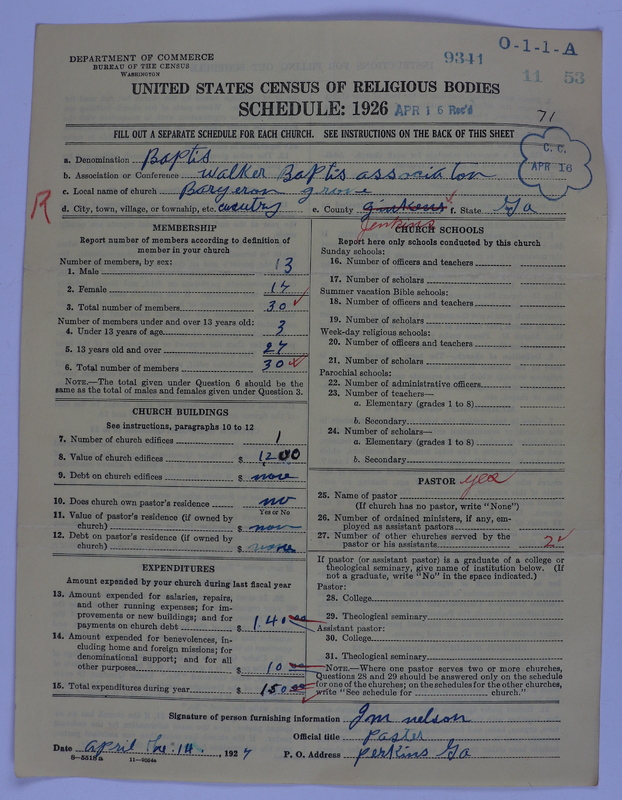 Scan of Negro Baptists: 9341
