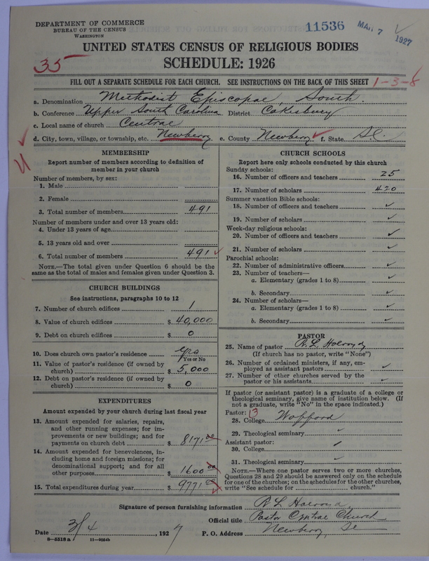 Scan of Methodist Episcopal Church, South: 11536