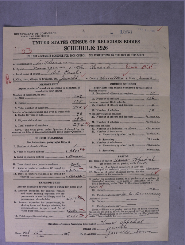 Scan of Norwegian Lutheran Church of America: 1253