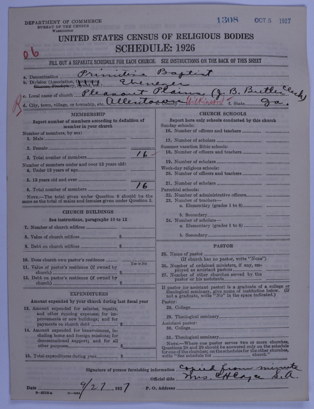 Scan of Primitive Baptists: 1308