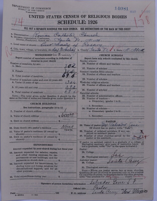 Scan of Roman Catholic Church: 14081