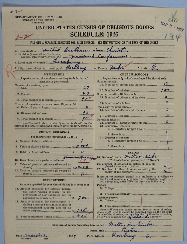 Scan of Church of the United Brethren in Christ: 667