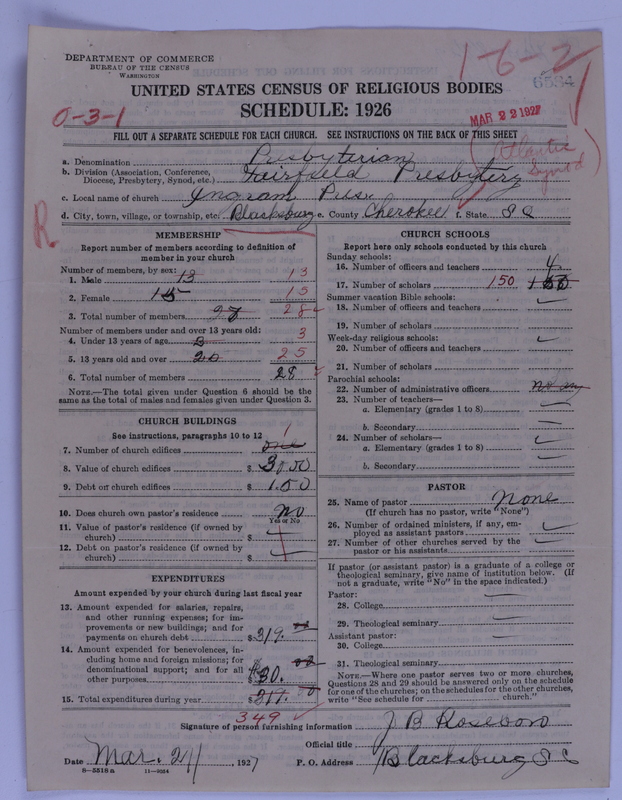 Scan of Presbyterian Church in the United States of America: 6584