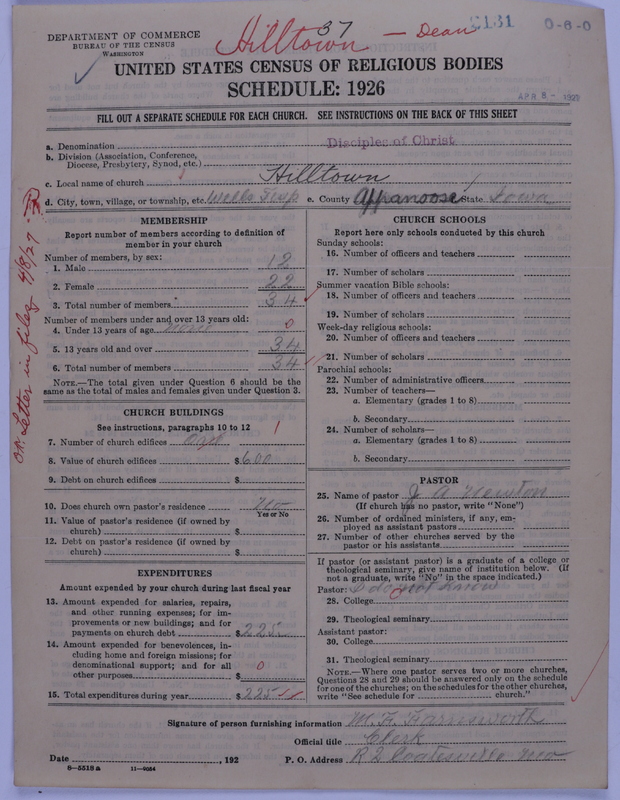 Scan of Disciples of Christ: 2131