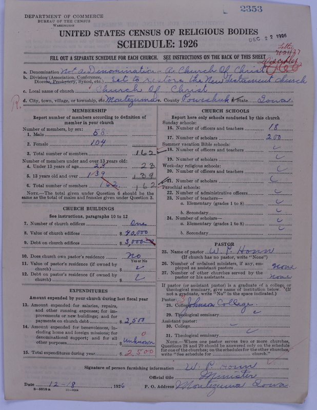 Scan of Disciples of Christ: 2353