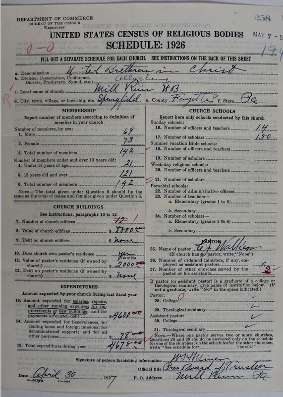 Scan of Church of the United Brethren in Christ: 258