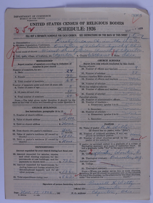 Scan of Presbyterian Church in the United States of America: 3061