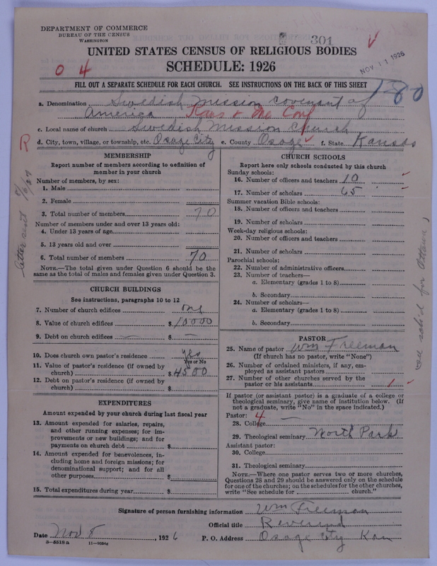 Scan of Swedish Evangelical Mission Covenant of America: 301