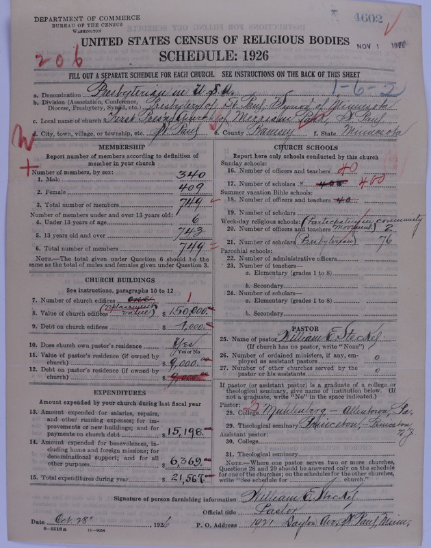 Scan of Presbyterian Church in the United States of America: 4602