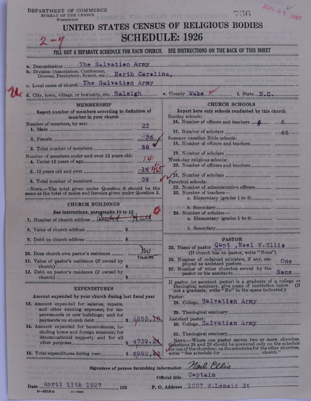 Scan of Salvation Army: 736