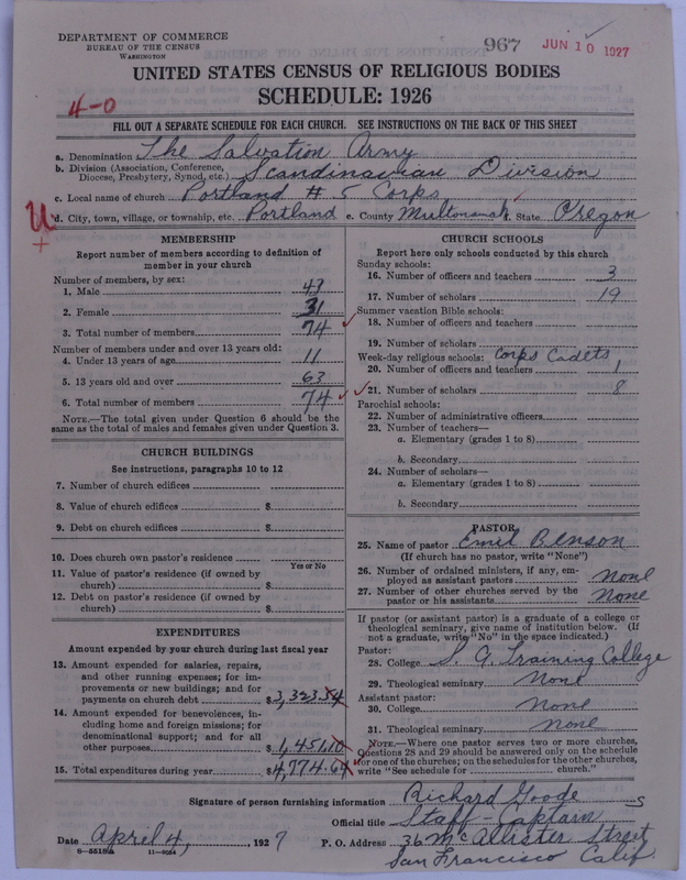Scan of Salvation Army: 967
