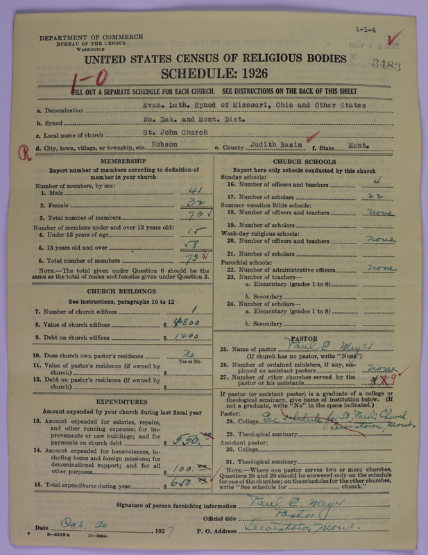 Scan of Evangelical Lutheran Synodical Conference of America: Evangelical Lutheran Synod of Missouri, Ohio, and Other States: 3483