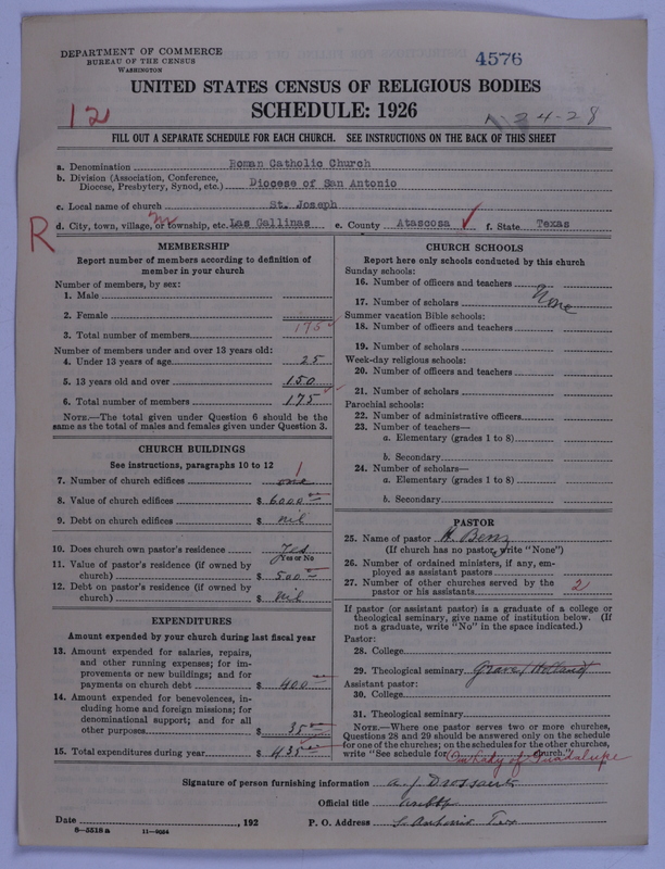 Scan of Roman Catholic Church: 4576