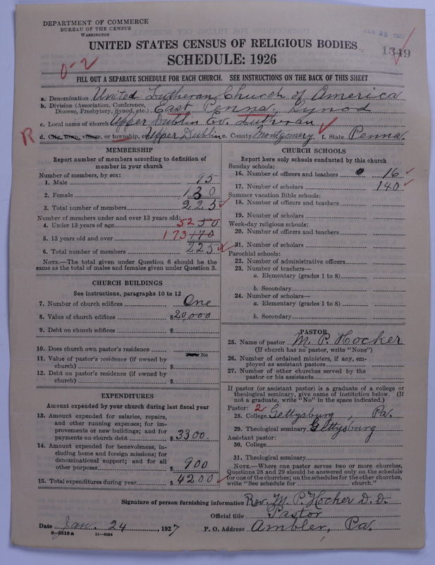 Scan of United Lutheran Church in America: 1349