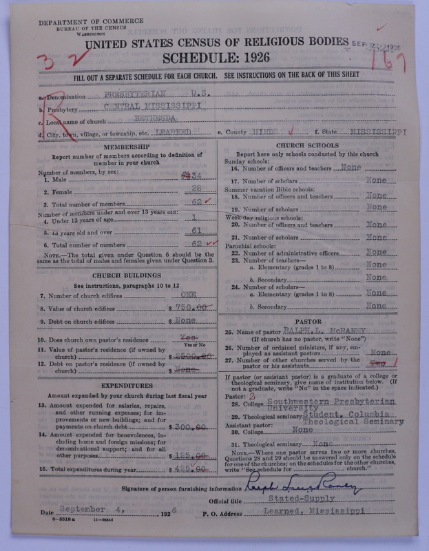 Scan of Presbyterian Church in the United States: 2622