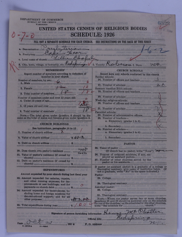 Scan of Presbyterian Church in the United States of America: 6522