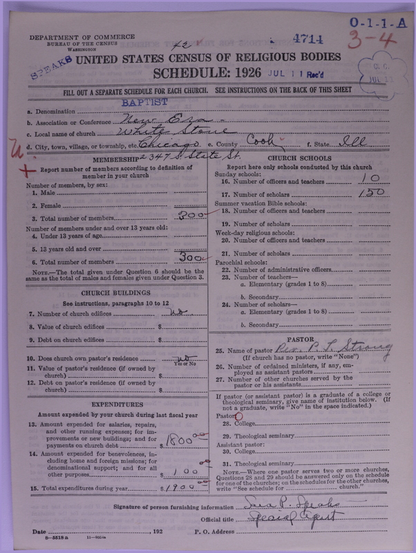 Scan of Negro Baptists: 4714