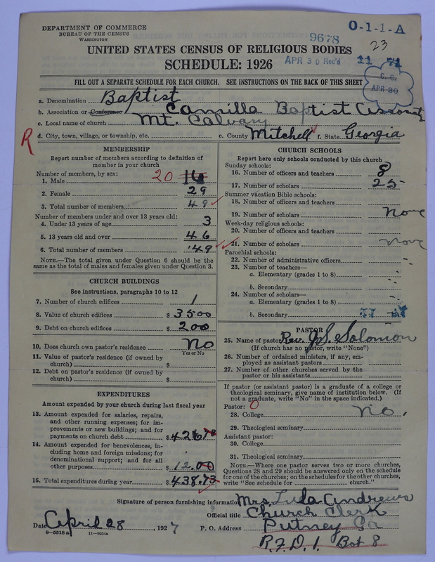 Scan of Negro Baptists: 9678