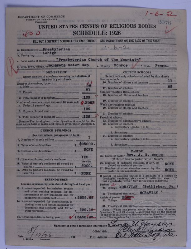 Scan of Presbyterian Church in the United States of America: 2076