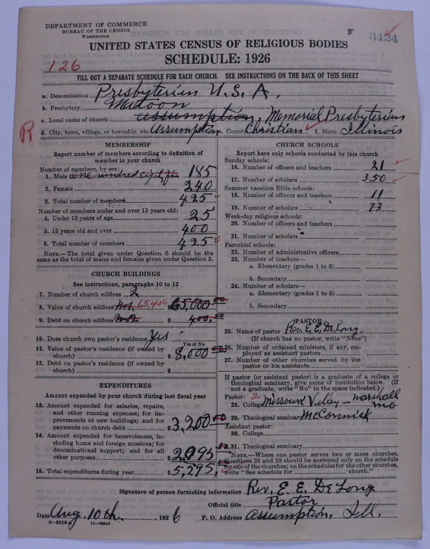 Scan of Presbyterian Church in the United States of America: 3424