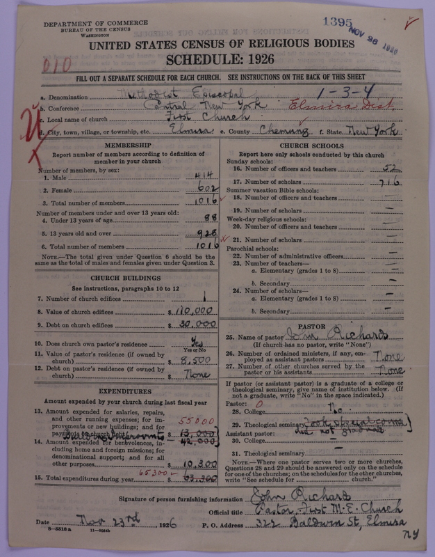 Scan of Methodist Episcopal Church: 1395