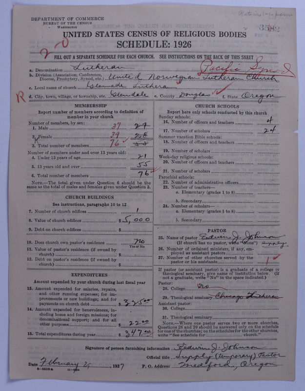 Scan of United Lutheran Church in America: 3582