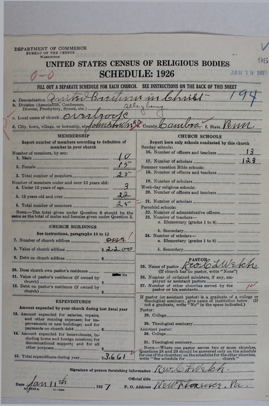 Scan of Church of the United Brethren in Christ: 96