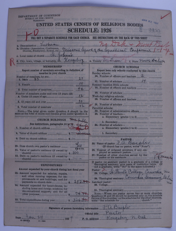 Scan of Evangelical Lutheran Synodical Conference of America: Evangelical Lutheran Synod of Missouri, Ohio, and Other States: 2455