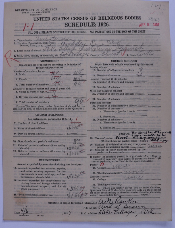 Scan of Presbyterian Church in the United States: 2822
