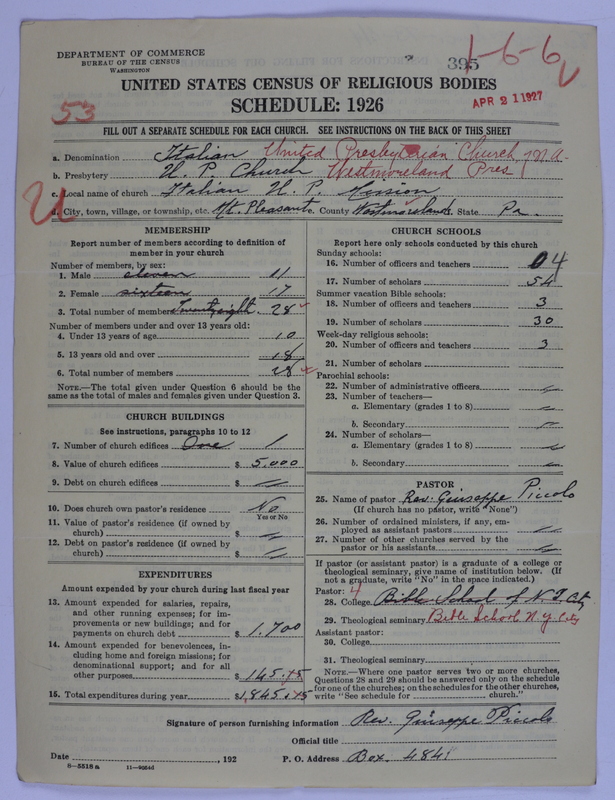 Scan of United Presbyterian Church of North America: 395