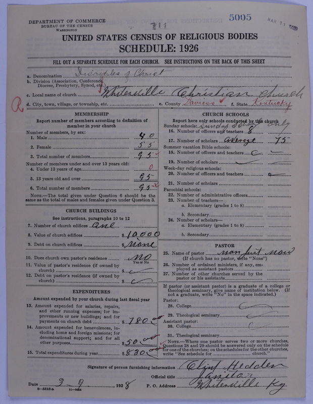 Scan of Disciples of Christ: 5005