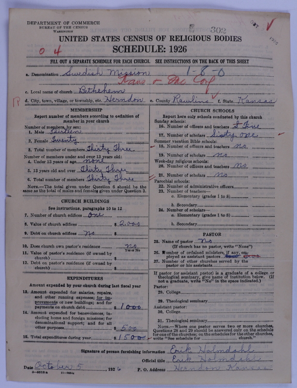 Scan of Swedish Evangelical Mission Covenant of America: 302