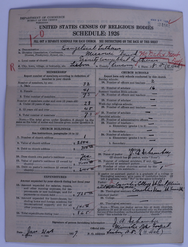 Scan of Evangelical Lutheran Synodical Conference of America: Evangelical Lutheran Synod of Missouri, Ohio, and Other States: 2492