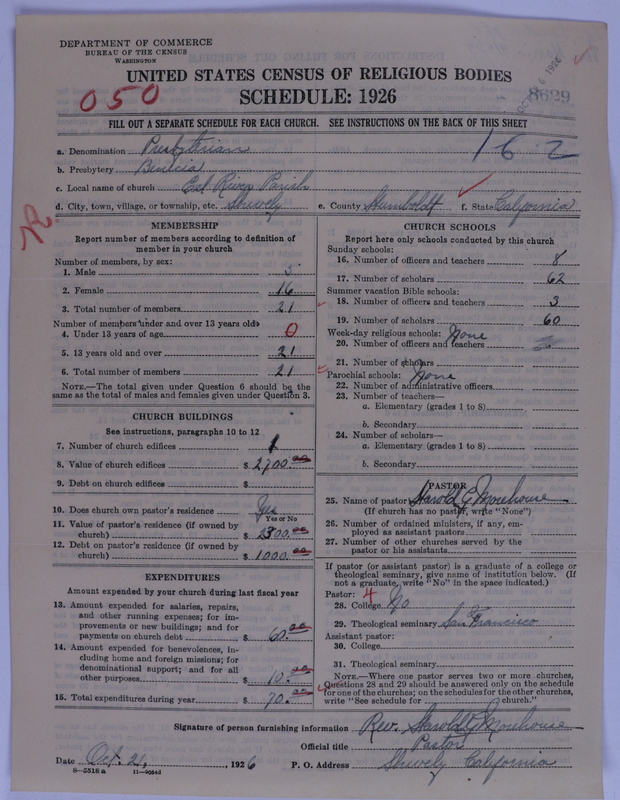 Scan of Presbyterian Church in the United States of America: 8629